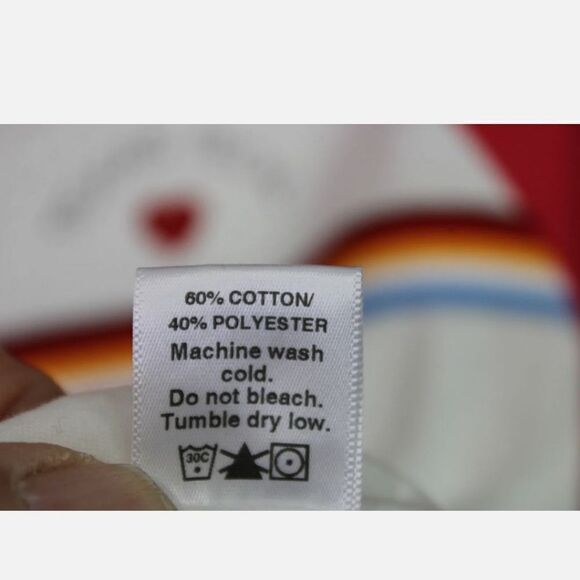 SUMMIT CAMP COLLECTION RAGLAND W/RAINBOW STRIPE TEXAS TECH SS TEE TSHIRT M NWT - Picture 7 of 7